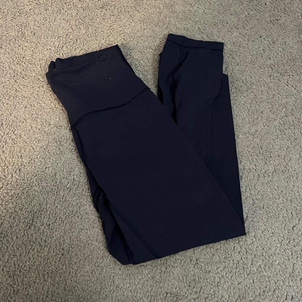 blue/ purple lulu lemon leggings
